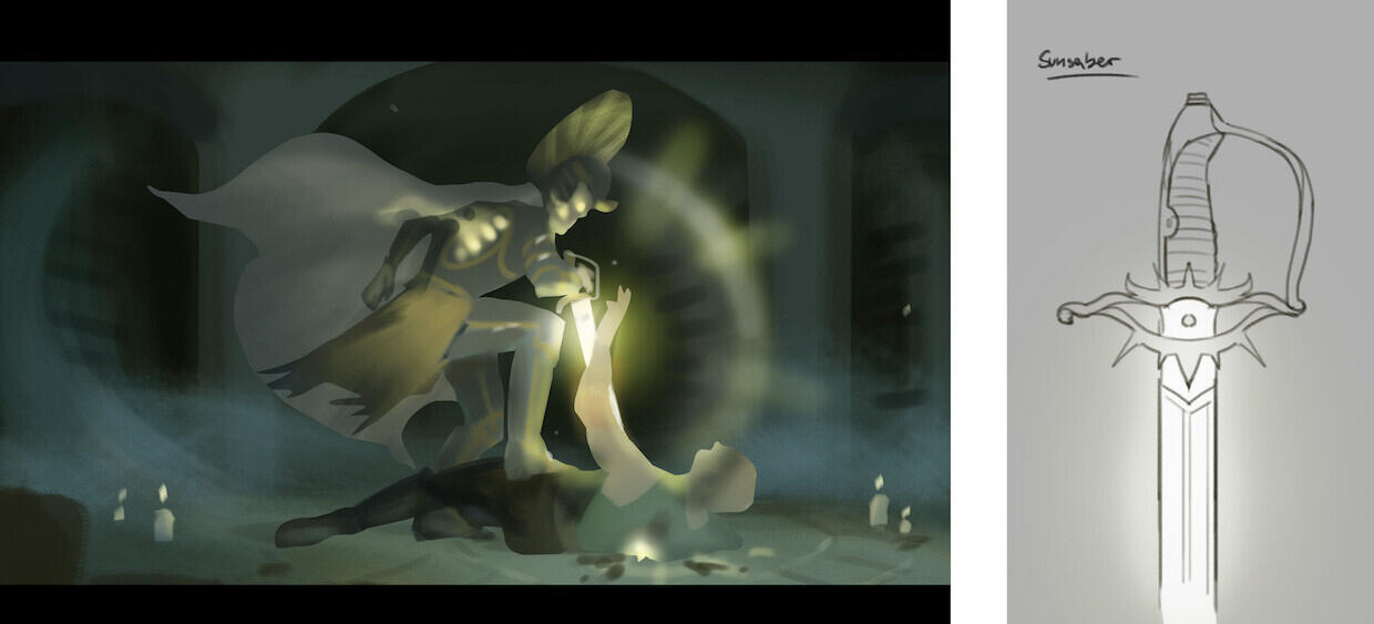 Color Sketch + Sabre Concept